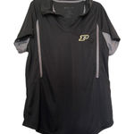 Holloway  Ladies L Purdue polo shirt‎ black and gray Photo 0
