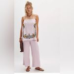 Free People Sightseer Embroidered Linen Set White Size XS Photo 3