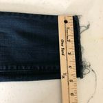 Levi's Womens Jeans 711 Skinny Dark Wash Ankle Crop Raw Hem Stretch Size 27 Photo 9