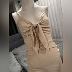 🌸AMTIOUS weekend beige mini dress ✨ Tan Photo 5