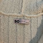 Buttercream Balletcore  Soft Sherpa Zip-Up Hoodie Jacket by SO Sz Small NWOT Photo 6