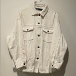 ZARA  Cream Corduroy Shacket Photo 1