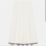 Mint Velvet White Contrast Hem Skirt Size M Photo 4