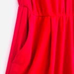 Lauren Ralph Lauren Jumpsuit XL NWT Simran Necktie Choker Cut Out Red Party Photo 5