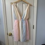 Storia  Sequin Sleeveless Mini Dress Pastel Mix Party Cocktail Women's Photo 1