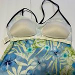 Jantzen  Blue and Green Floral Strappy Top Photo 5