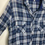 Kut From The Kloth Kut from the Kloth plaid thin gauze snap front shirt women’s size medium casual Photo 3