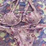 Floral Print Women's Intimate Set Pink Size M Photo 1