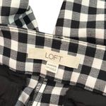Loft The Riviera Pant Marisa Fit Womens 0 Petite Black Gingham Plaid Preppy Crop Photo 2