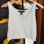Forever 21  Cream Knit Tank Top Size Medium Photo 4
