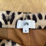 LPA  Miley Legging in Leopard Print Faux Suede Photo 3