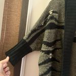 Forever 21  Black/Tan Knit elbow sleeve cardigan S Photo 3