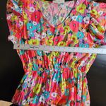 Haptics Colorful Floral Print Midi Dress Size Medium NWOT Wedding Guest Dress Pink Photo 9