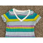 Mossimo Denim Missimo Women's multicolor short sleeve V Neck Tee Size Medium Photo 1