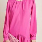 Anthropologie Mare Mare Felix Tunic Mini Dress Pink Size XS Party Photo 0