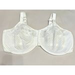 Wacoal NEW Women's Visual Effects Minimizer Bra White 38H Lace Full Coverage Photo 2