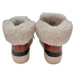 Mark Nason Brown Leather Red Lace Photo 3