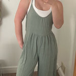 Boutique sea foam green jumpsuit Photo 0