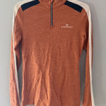 Amundsen 5MILA HALF ZIP WOMENS size Small Orange Photo 0