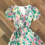 DKNY Womens Puff Sleeve Fit & Flare Dress Size 12 Photo 3