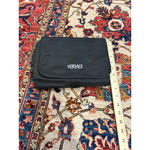 Versace Nylon Travel Organizer Pouch Black Medusa Zip Case Toiletry Bag Photo 2