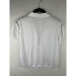 & Other Stories & Other Stories Los Angeles Atelier White Viscose Short Sleeve Button Up Top Photo 2