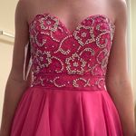 Sherri Hill Winter Formal Pink Dress Photo 1