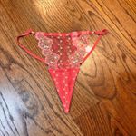 Victoria's Secret Vintage NWT  Angels Pink Lace Babydoll Thong Set 36C Small Photo 5