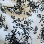 H&M Women's Work Casual Pants Trouser Slacks Black and White Flower Size 8 NWOT Photo 3