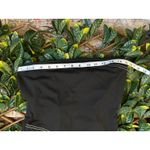 y2k Vintage Strapless Black Asymmetric Mini Dress Size Medium Photo 5