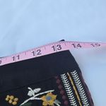 Braeve Embroidered Floral Black Skirt Size XS Photo 3