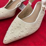A New Day Women's Milan Slingback Heels - size 7 pearl wedding guest classic Photo 3