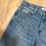 Kensie  | Ella High Rise Straight Medium Wash Distressed Denim Jeans, Size 6/28 Photo 3