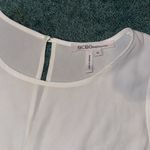 BCBGeneration Bcbg generation tank knot front sheer white medium Photo 1
