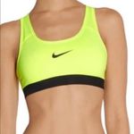 Nike Women's Performance Pro Classic Volt Dri Fit Swoosh Non Padded Sports Bra M Photo 0