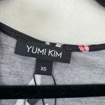 Yumi Kim Take Me Out Dress Rebel Fleur Black Size XS Floral NWT Ruched Jersey Photo 4