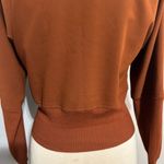 Opening Ceremony Women Luxury Rust Bomber Zippered Collared Jacket Size XS Photo 8