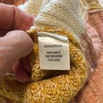 Cozy Cropped Sweater Freshman Acrylic Knit Crochet Gold Beige Brown Multiple Size XL Photo 11