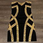Lipsy strapless sequin trim dress Size 4 Photo 0