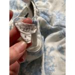 Blu Pepper Toile Dainty Floral Babydoll White Mini Dress Small Coquette Cottagecore‎ Boho Photo 3