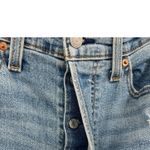 Levi's Wedgie Straight Jeans Distressed Denim Medium Wash Blue Size 30 Photo 9