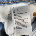 American Eagle  Light Wash Distressed Hi Rise Shortie Jean Shorts Photo 4