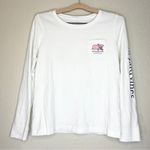 Vineyard Vines Vineyard Haven Lifeguard Whale Logo Crew Long Sleeve Shirt Size S Photo 1