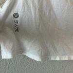 Lululemon Cut Back Cropped Tank White/Black Seawheeze 2020 Estimated Size Small White Photo 1