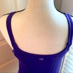 Gap Fit|| Purple tank with decorative side stitching and built in bra. Photo 5