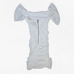 Hello Molly  Frequent The Club White Sequin Off-Shoulder Mini Dress Size Small Photo 8