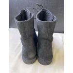 Timberland Women's Black Suede Leather Boots fold down/ Shoes Size 8 SKU 4916 Photo 4