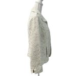 Chico's Chico’s Floral Lace Embroidered Beige White Open Front Blazer Cardigan Pockets M Photo 3