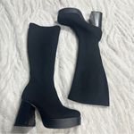 Circus by Sam Edelman  Size 7.5M Women's Simone Black Knit Platform Winter Boots Photo 5