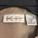 kim rogers  Beige Cotton Light Weight Barn Jacket Photo 1